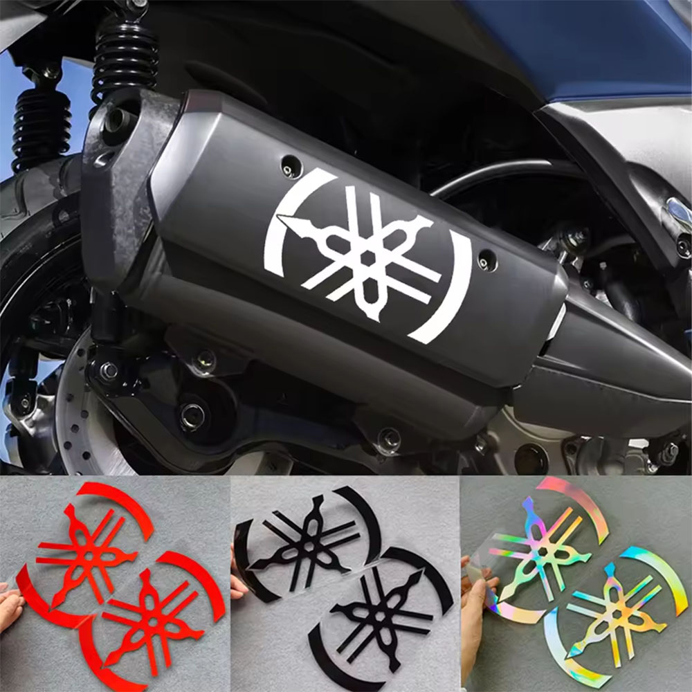 Motorcycle Gear Tidy - 1set/ 2pcs Laser Reflective Stickers for