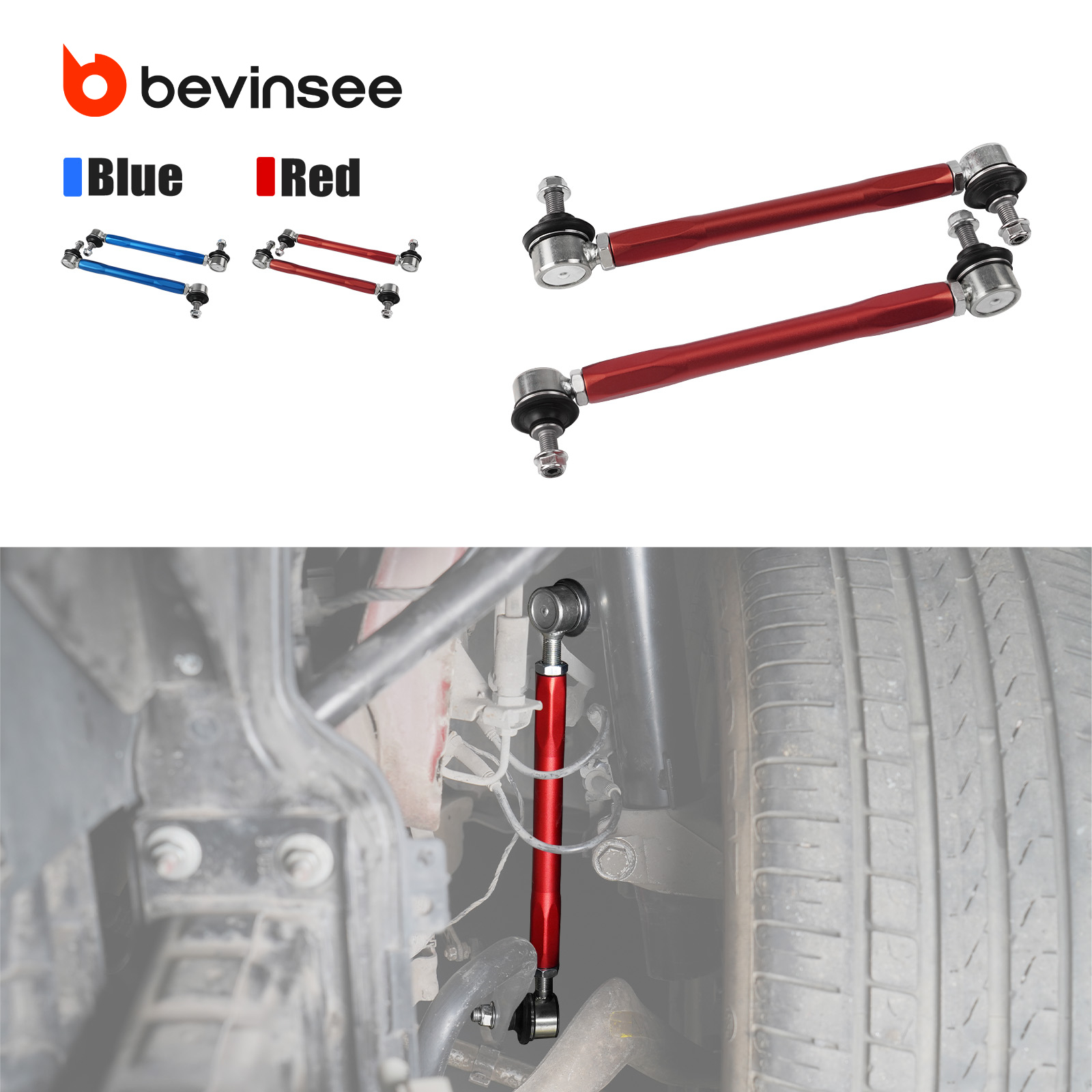 Motorcycle Gear Near Me - BEVINSEE Adjustable Front Sway Bar End