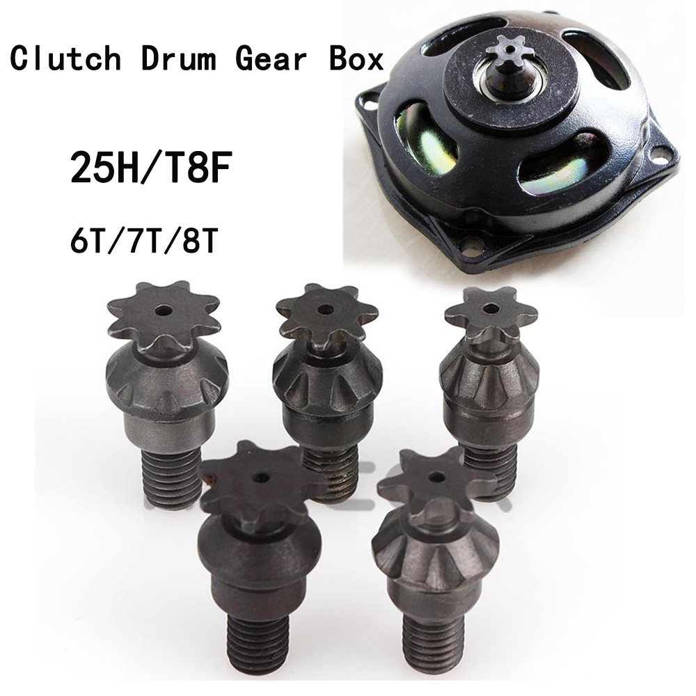 Motorcycle Gearbox - 25H T8F 6/7/8 Teeth Clutch Drum