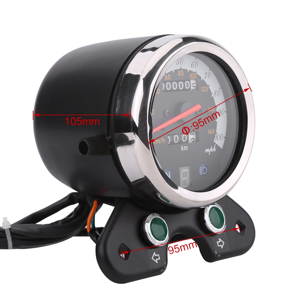 Motorcycle Speedometer Speedo  - Motorcycle Gear Display 评论和价格