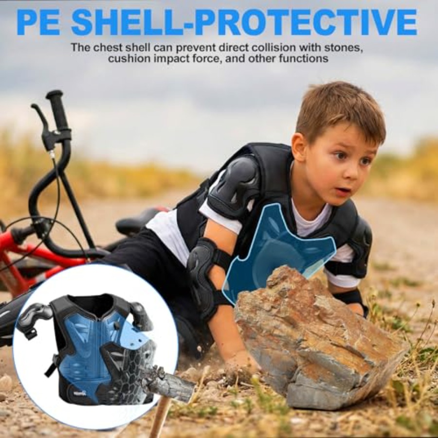 Teenager Motorcycle Armor Vest - Chest Protector Armor 评论和价格