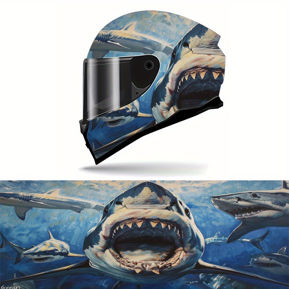 Great White Shark Motorcycle H - Motorcycle Gear White 评论和价格