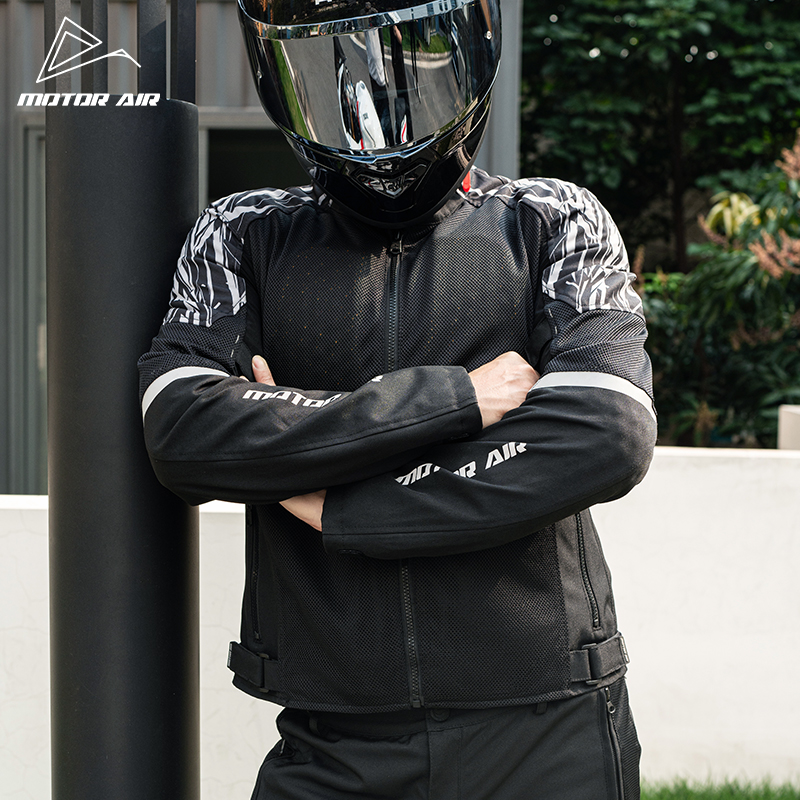 Black&White Motorcycle Jacket  - Motorcycle Gear White 评论和价格