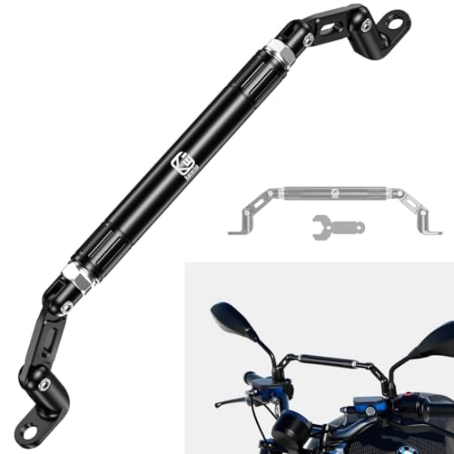 Motorcycle Cross Bar Fit M10 a - Mirror Extender Bar 评论和价格