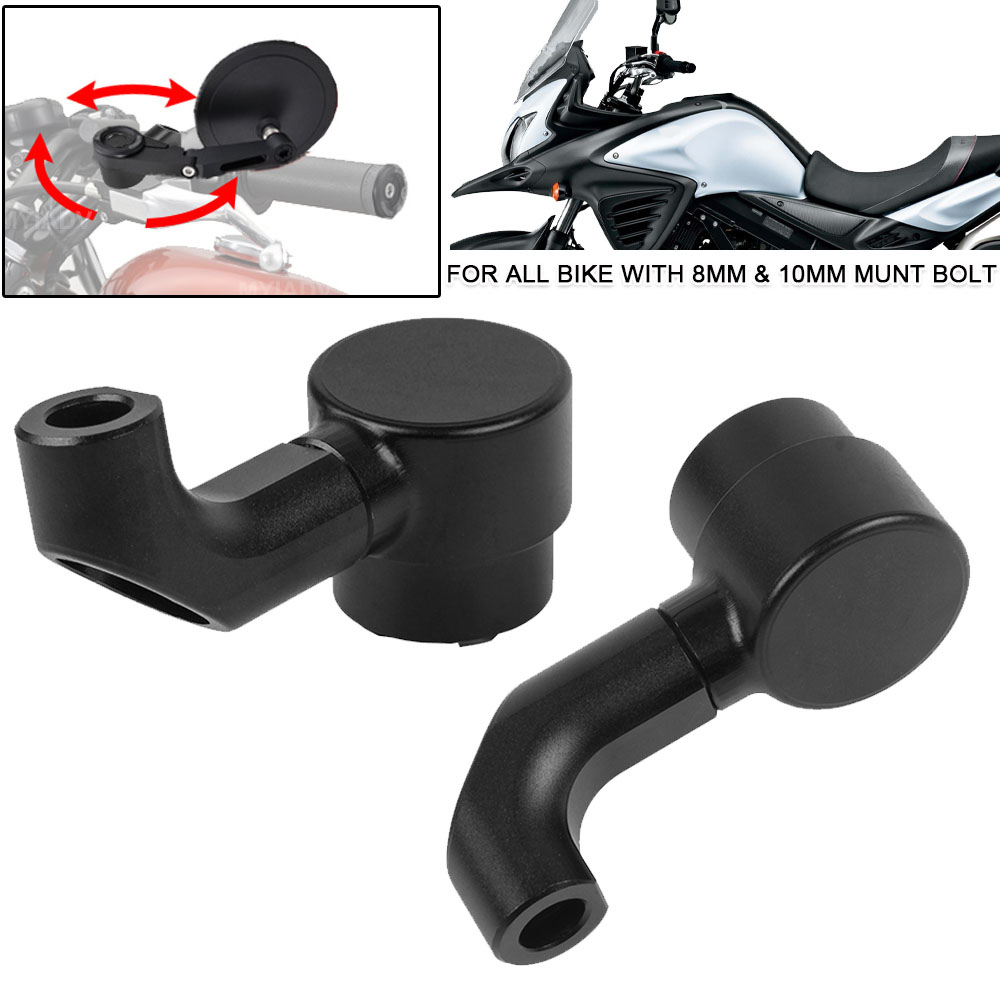 Motorcycle Mirror Riser Extens - Mirror Extender Bar 评论和价格