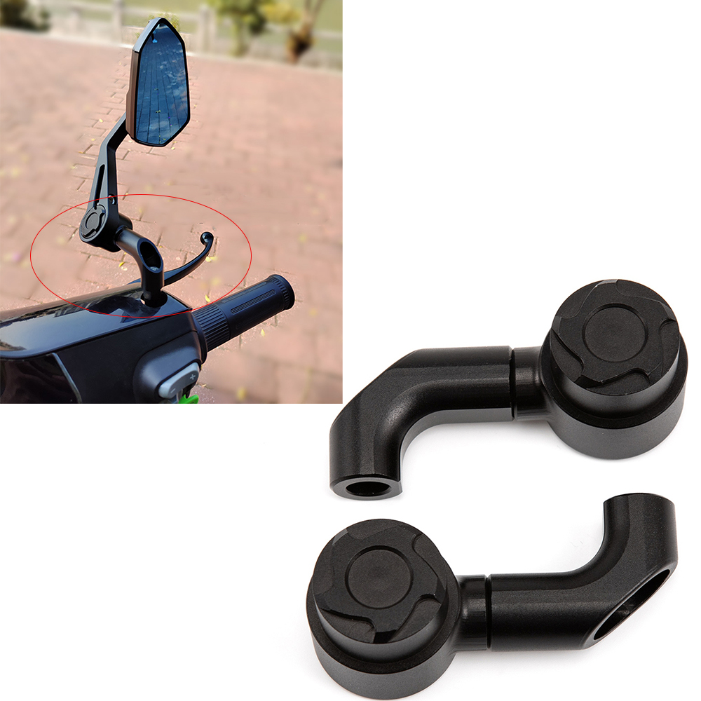 M8 M10 Universal Motorcycle Mi - Mirror Extender Bar 评论和价格