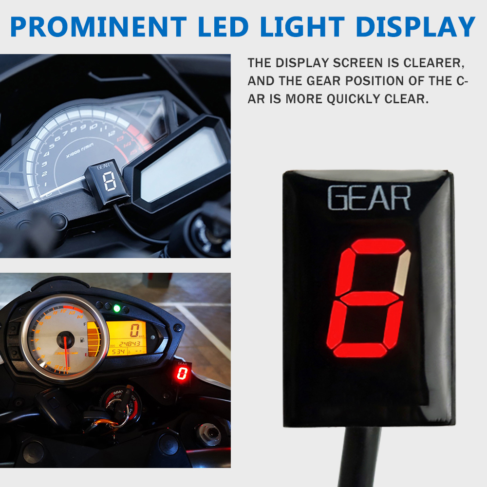 For Kawasaki ER6N ER-6F Z1000S - Motorcycle Gear Display 评论和价格