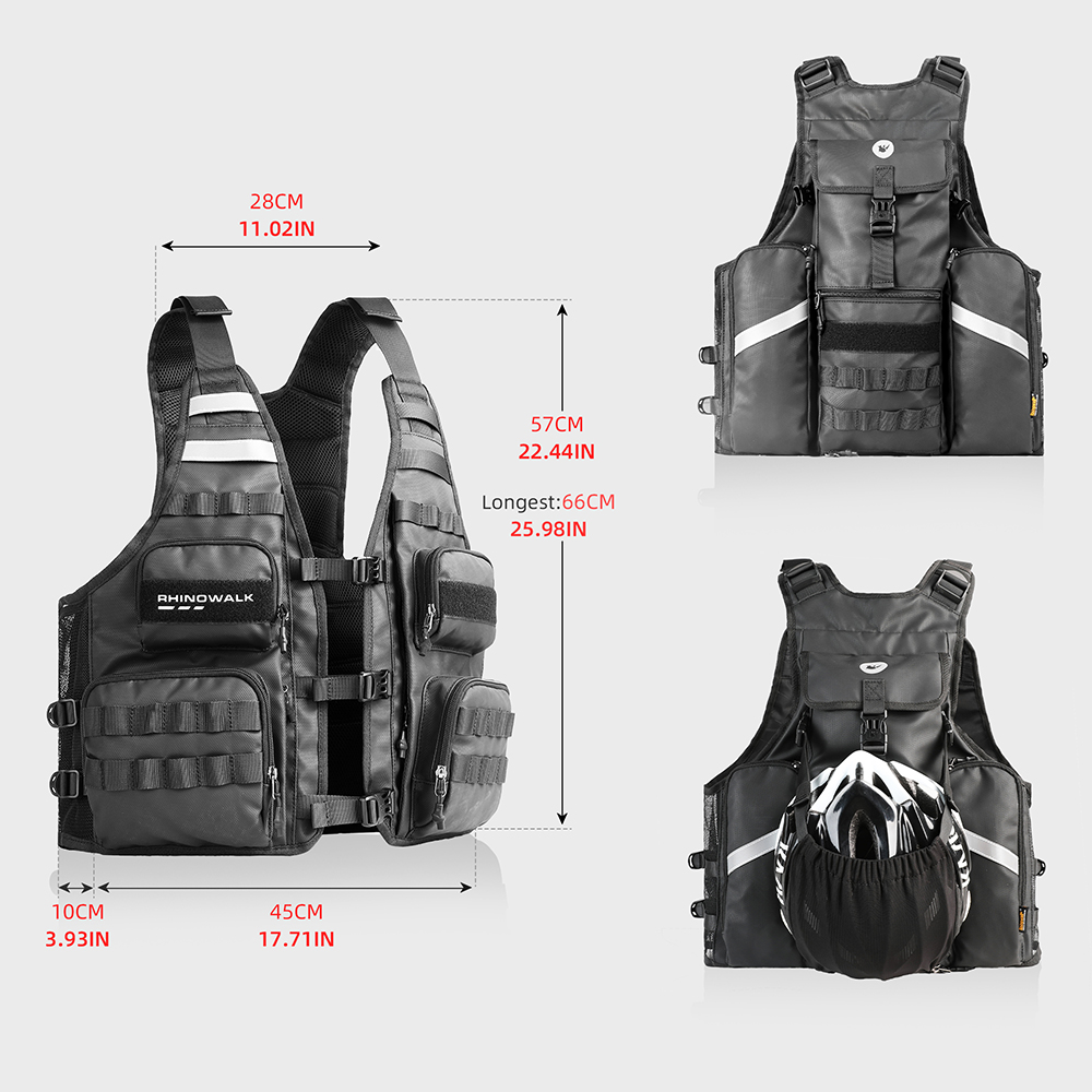 Rhinowalk Motorcycle Vest Set  - Motorcycle Gear Vest 评论和价格