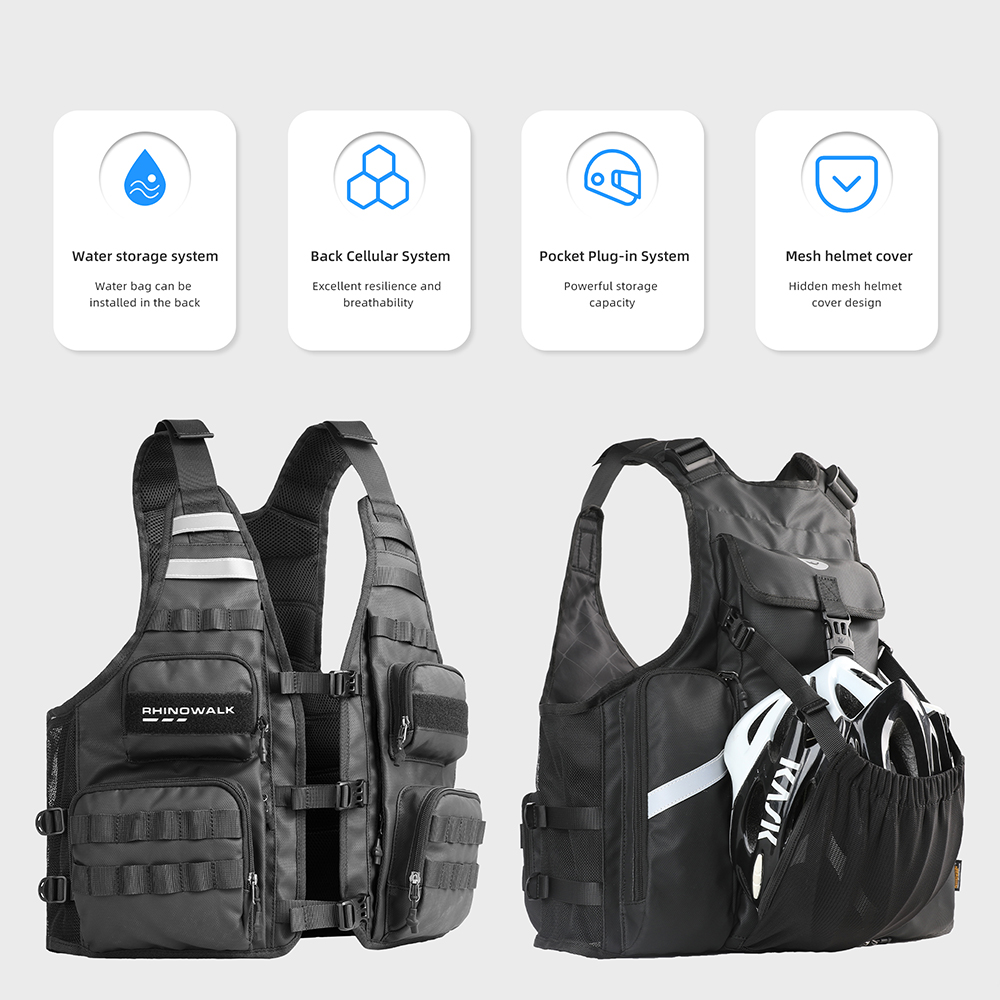 Rhinowalk Motorcycle Vest Set  - Motorcycle Gear Vest 评论和价格