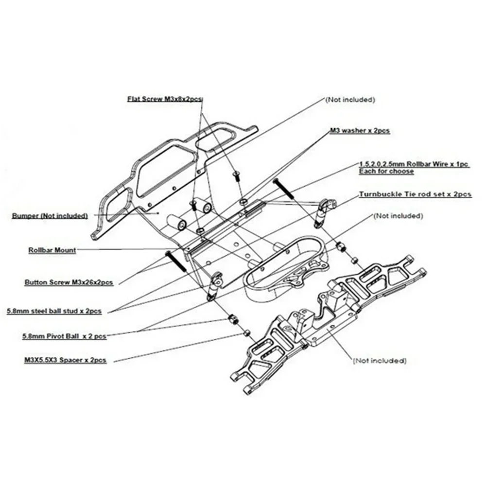 Front and Rear Wide Sway Bar A - Motorcycle Gear Near Me 评论和价格