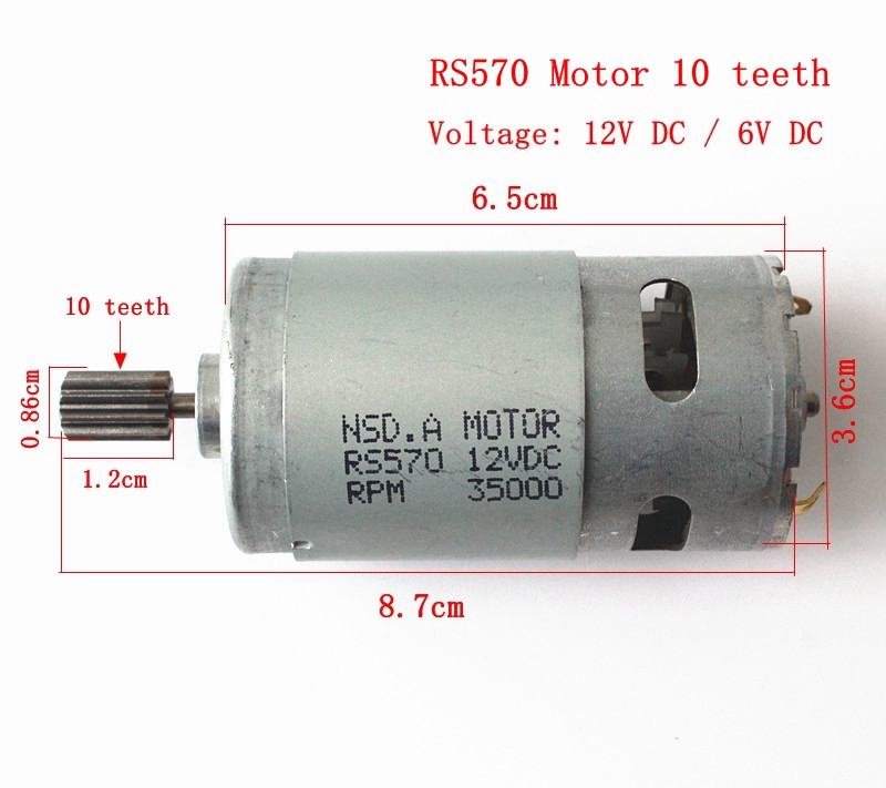 RS570/550/380/390 Children's E - Motorcycle Gear Tidy 评论和价格