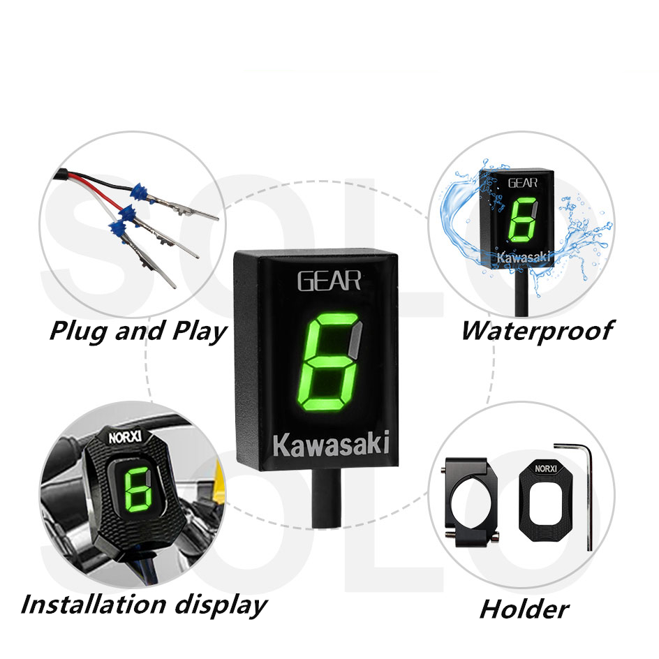Motorcycle Gear Indicator 1-6  - Motorcycle Gear Display 评论和价格