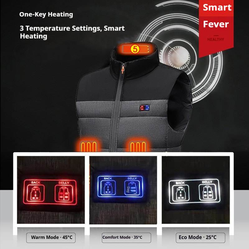 Heated Vest Unisex Charging He - Motorcycle Gear Vest 评论和价格