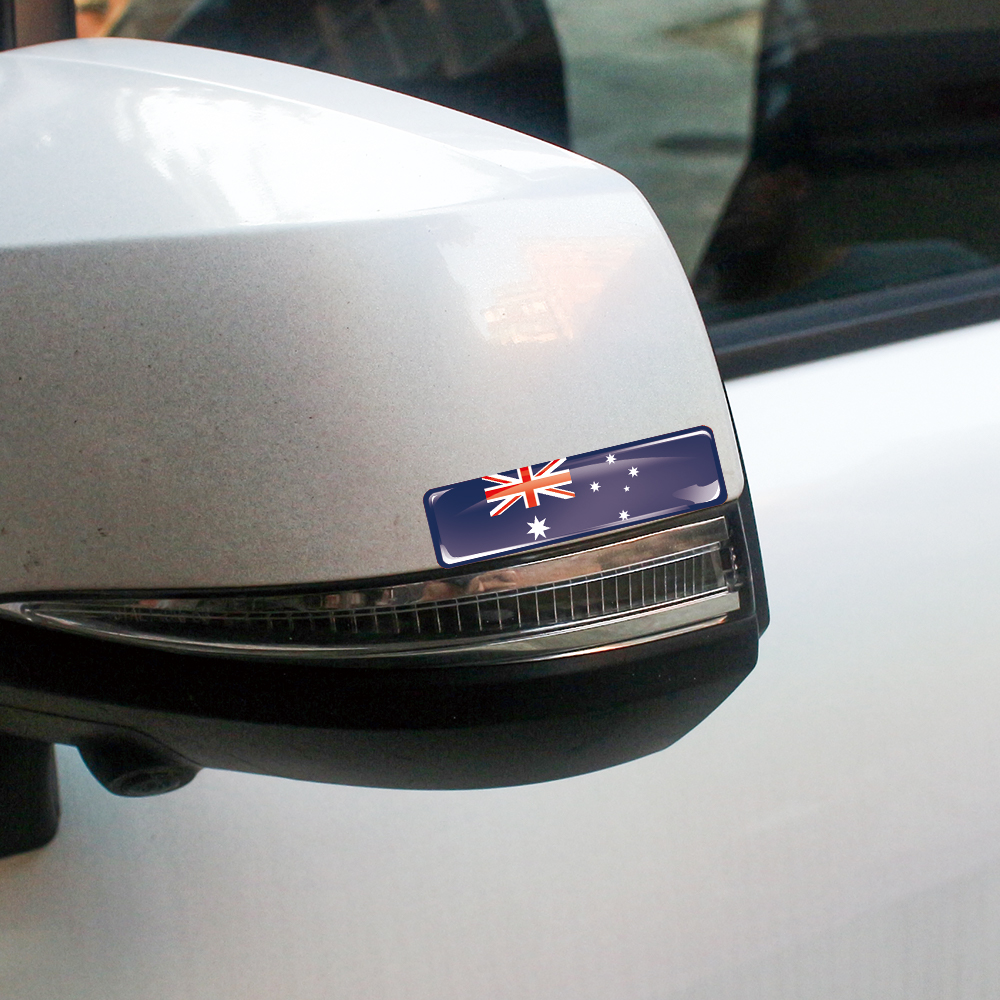 Australia Flag 3D Epoxy Resin  - Motorcycle Gear Australia 评论和价格