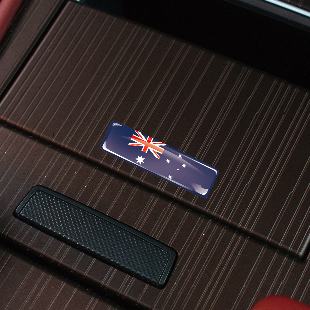 Australia Flag 3D Epoxy Resin  - Motorcycle Gear Australia 评论和价格